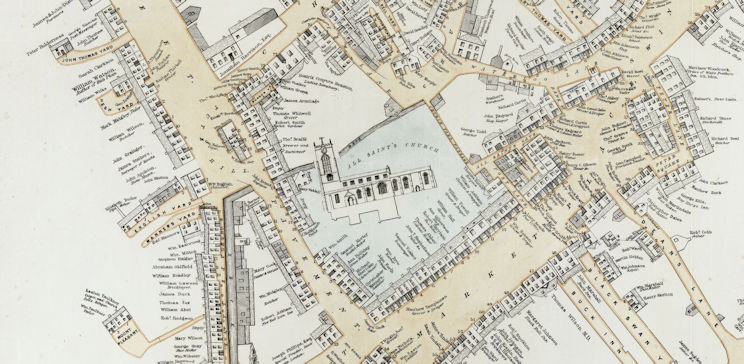 William Watson Map of Pocklington 1855